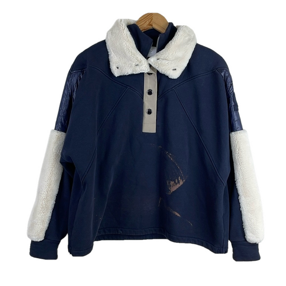 Bogner Sweaters - Bogner Navy and White Women's Sweater As Is